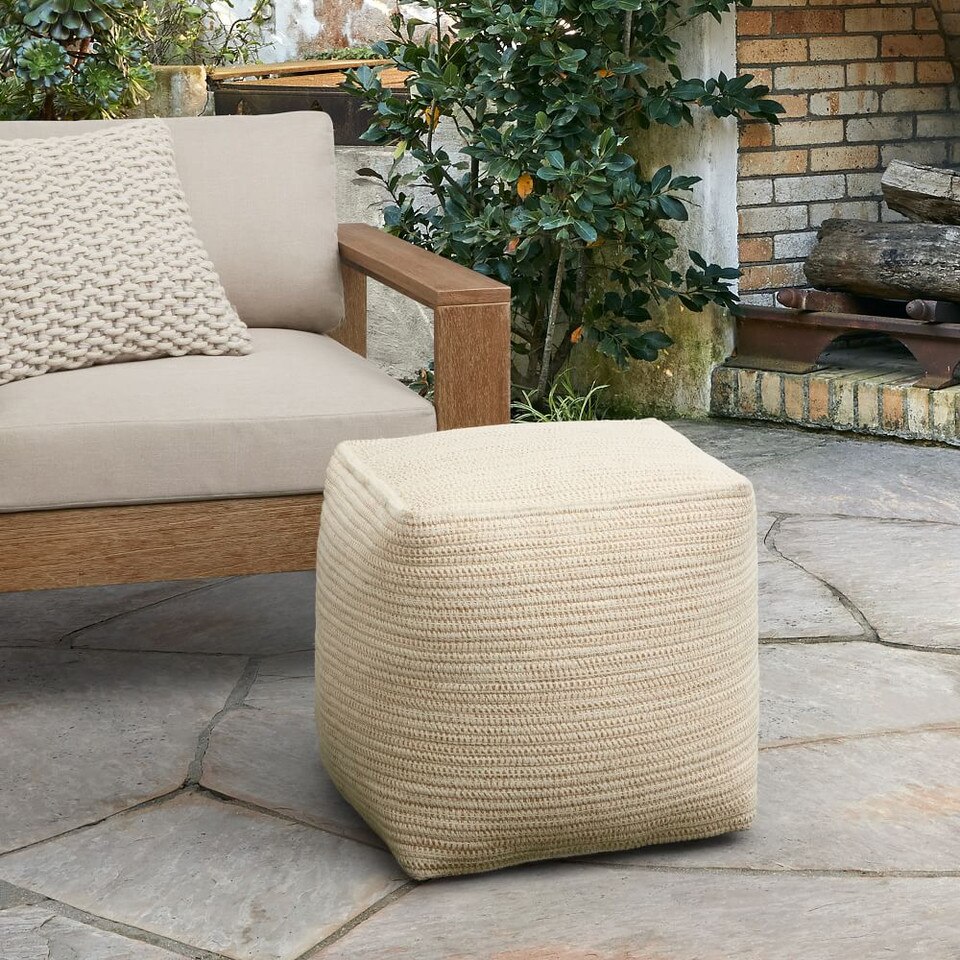 Dori Indoor/Outdoor Pouf West Elm Australia